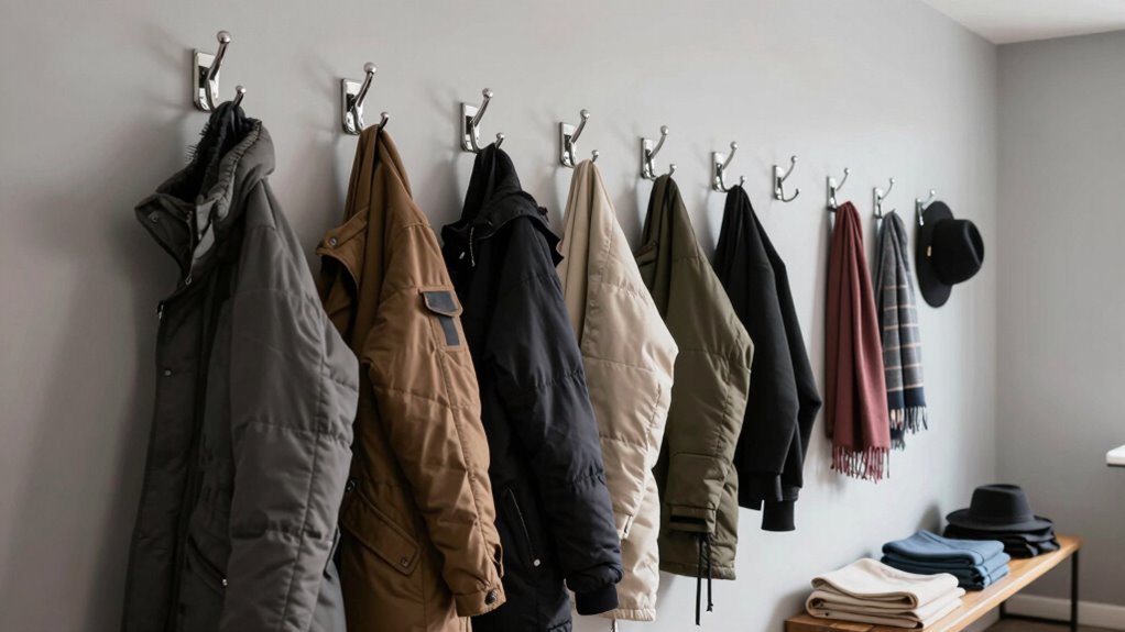 proper coat hook installation