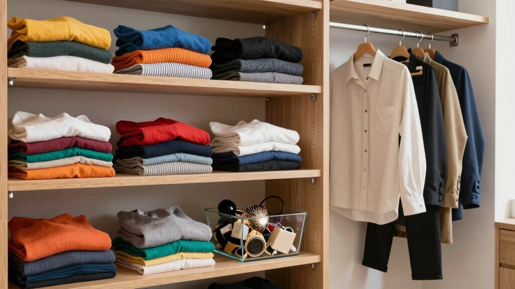 quick closet decluttering technique