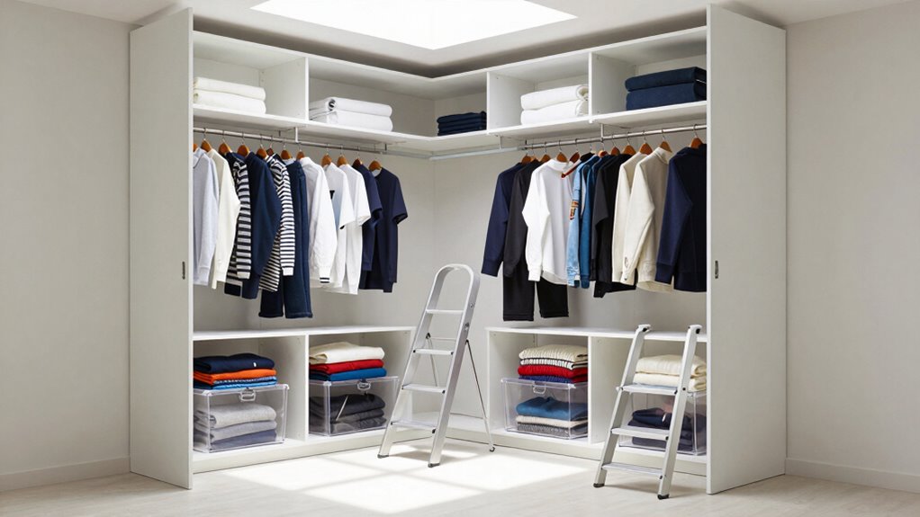 reset closet for more space
