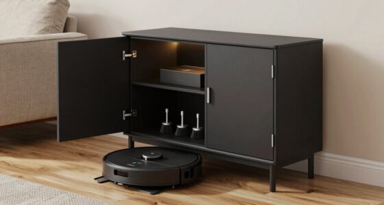 robot vacuum storage solutions