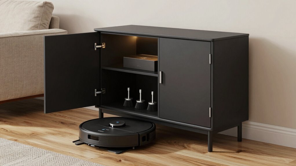robot vacuum storage solutions