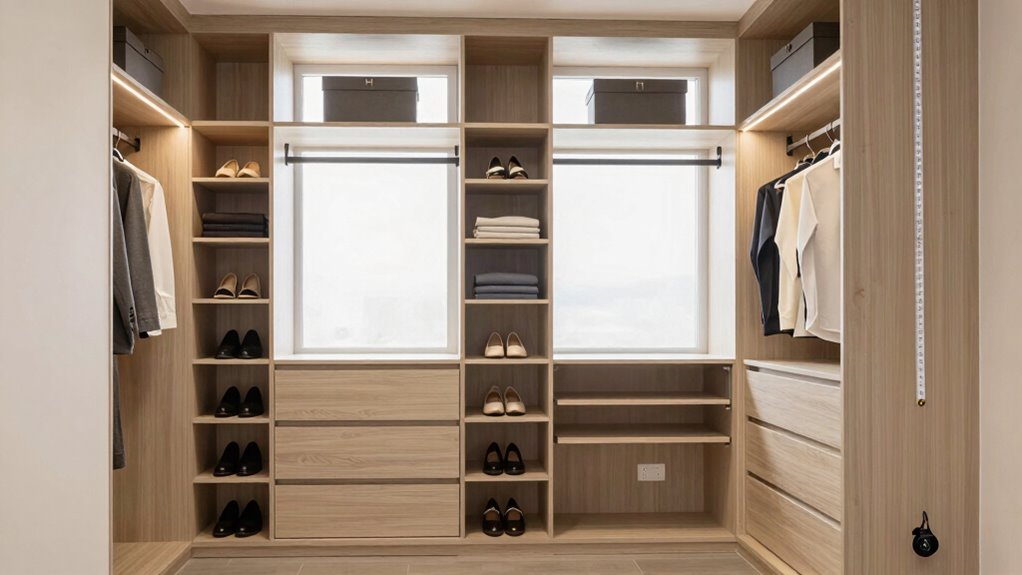 seamless closet organization design