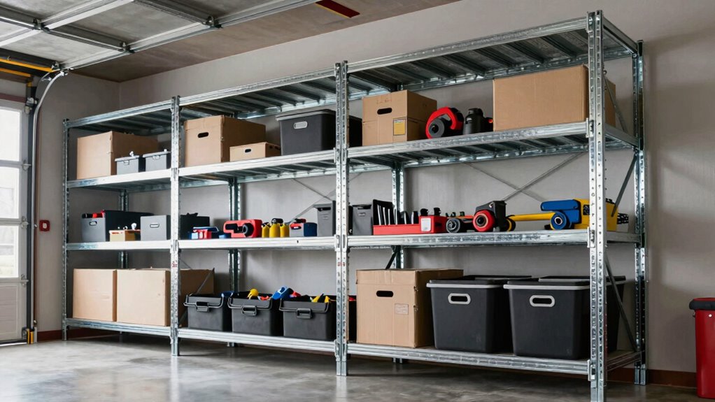 secure shelves with proper load