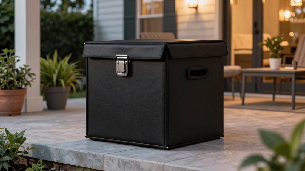 secure weatherproof package storage