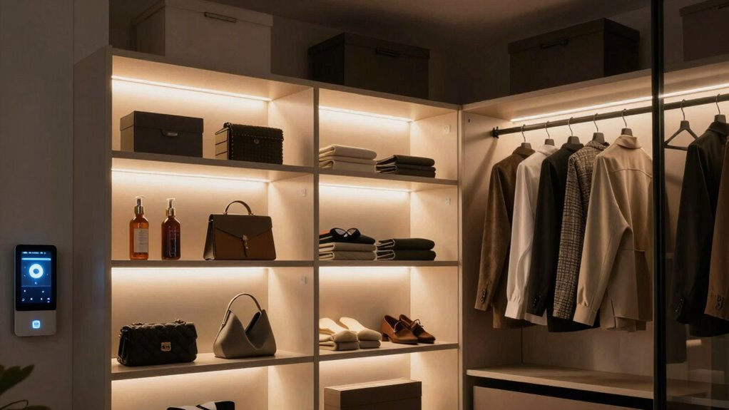 smart customizable closet lighting