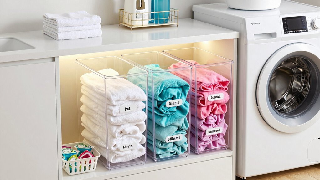 sort clothes by color