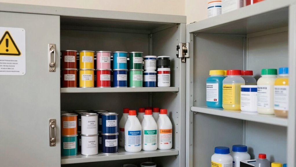 store hazardous items securely