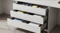 three drawer desk organizer