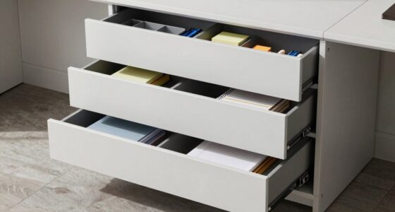 three drawer desk organizer