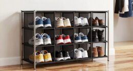 three tier shoe organizer