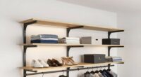 top adjustable closet shelving