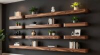top adjustable wall shelves