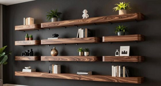 top adjustable wall shelves