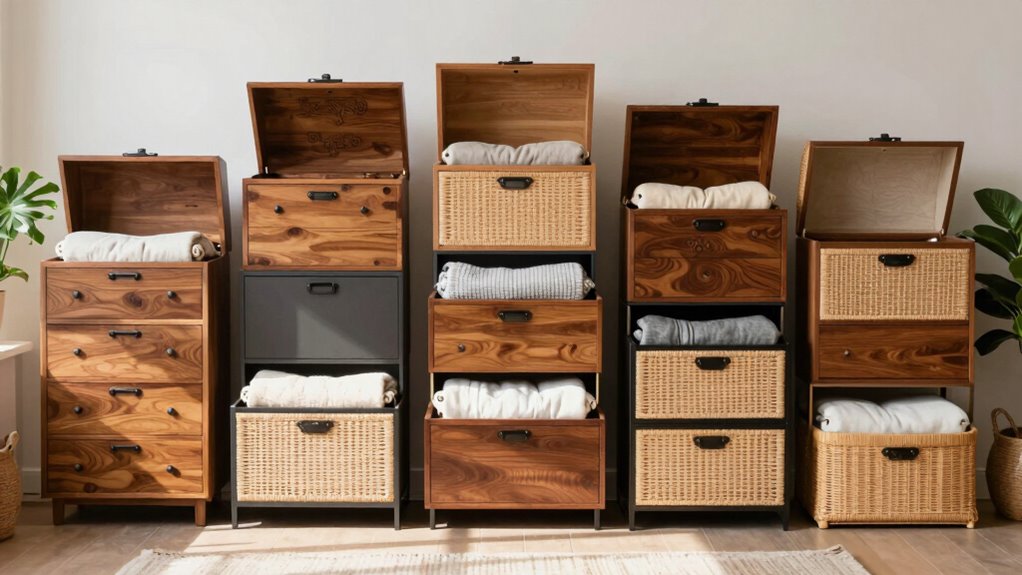 top blanket storage chests