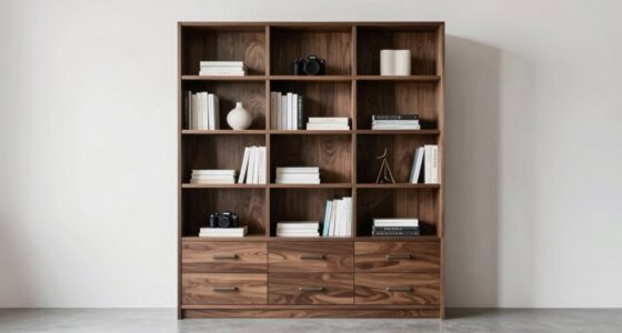 top bookcase with drawers