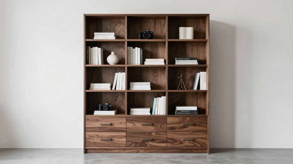 top bookcase with drawers