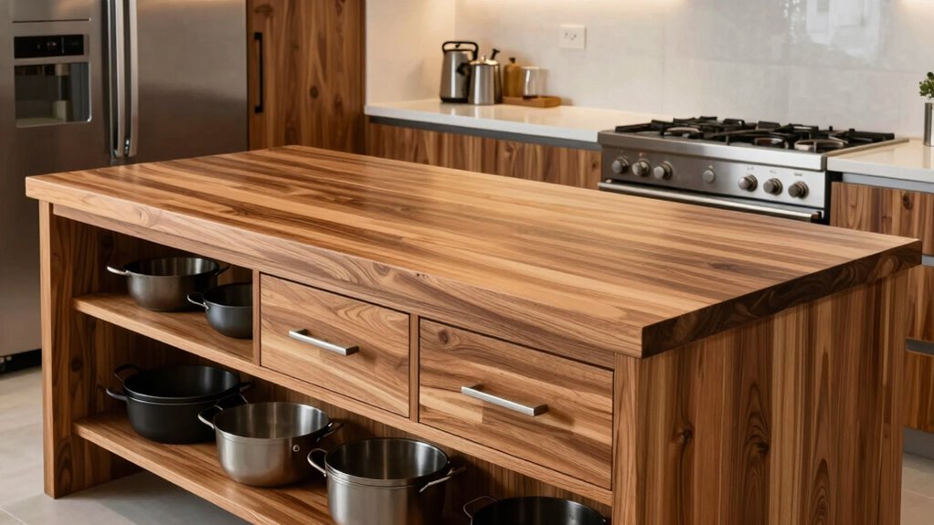 top butcher block islands