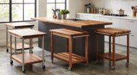 top butcher block kitchen carts