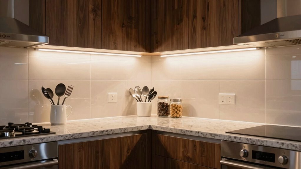 top cabinet lighting kits