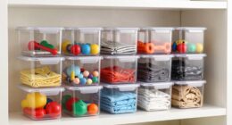 top clear storage bins
