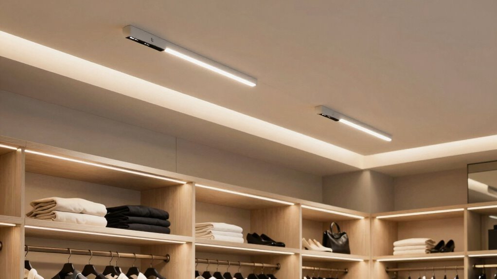 top closet lighting options