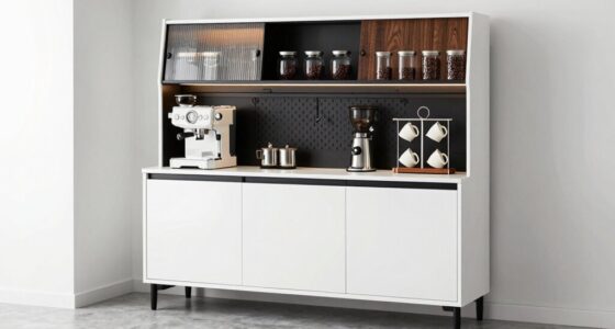 top coffee station cabinets