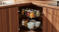 top corner cabinet organizers
