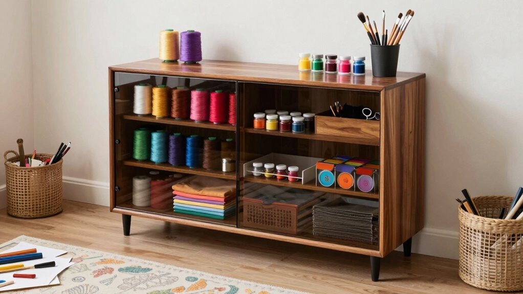top craft storage cabinets
