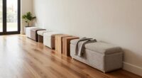 top entryway storage benches