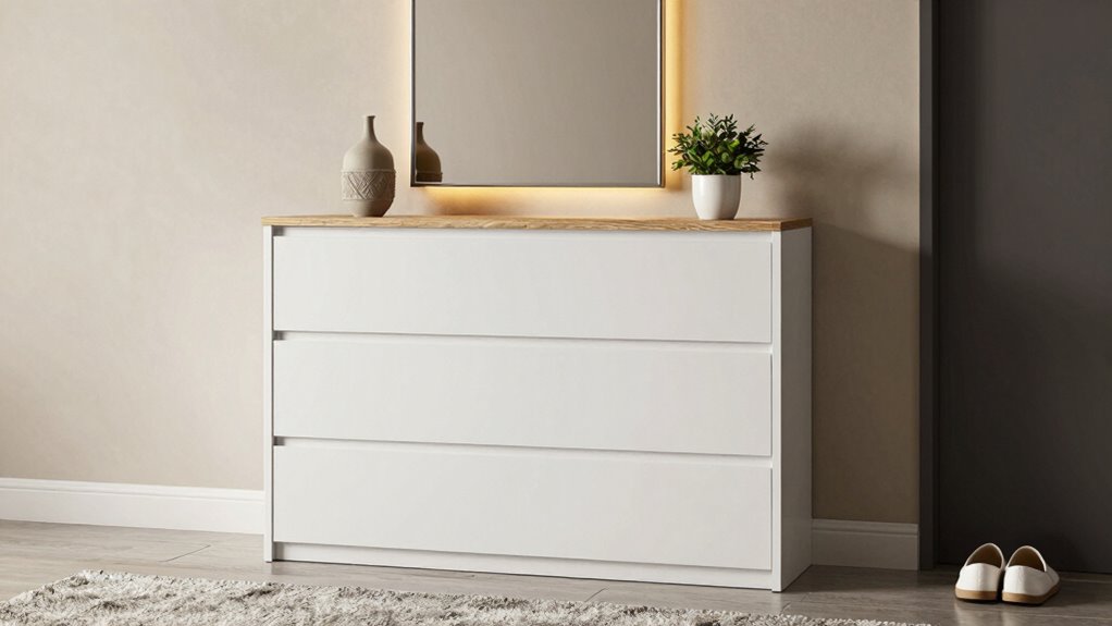 top entryway storage cabinets