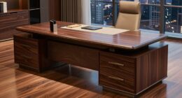 top executive desk storage