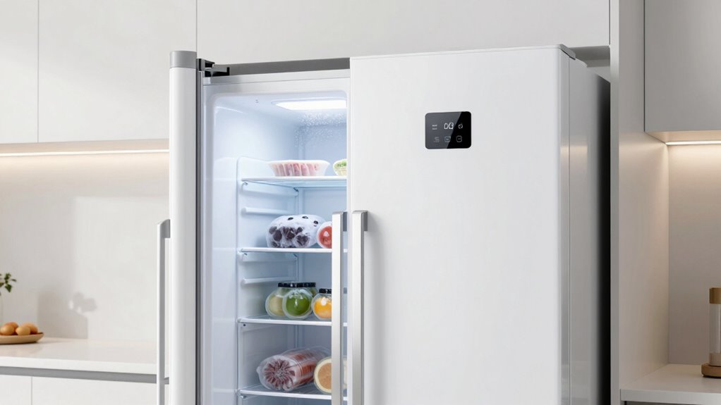 top frost free freezers
