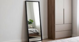 top full length mirror storage
