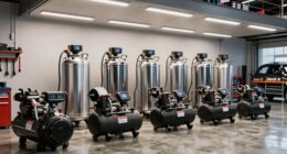 top garage air compressors