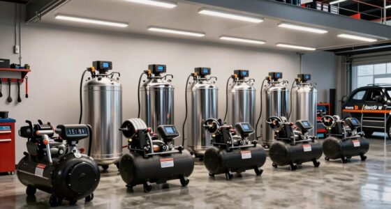 top garage air compressors