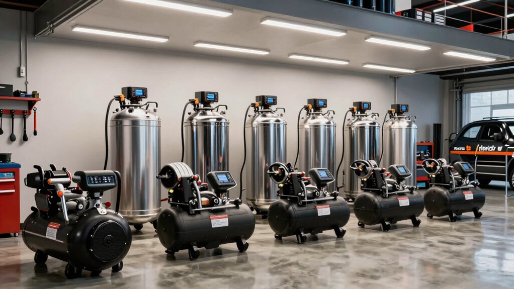 top garage air compressors