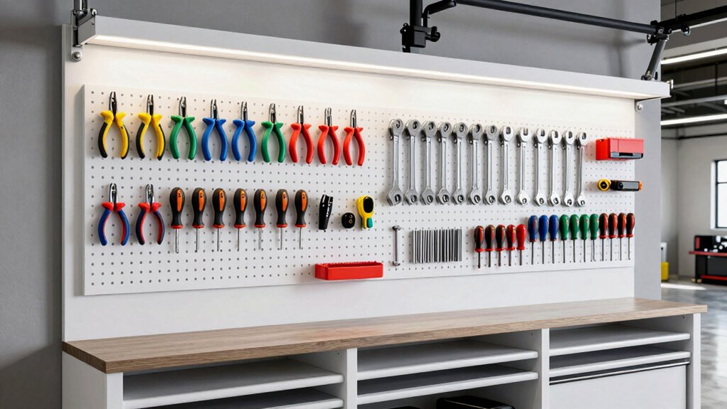 top garage pegboard options