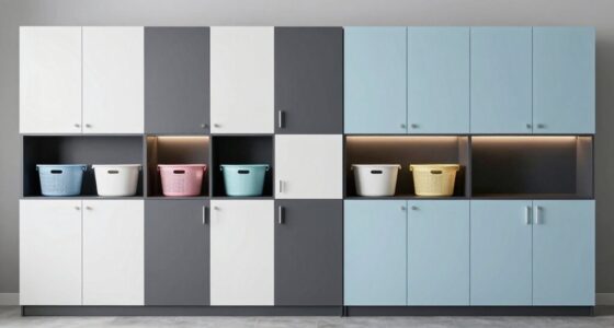 top laundry sorter cabinets