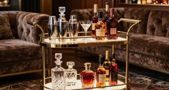top luxury bar cart options