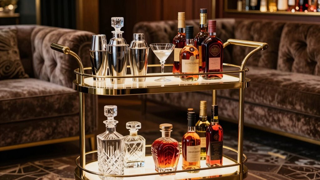 top luxury bar cart options