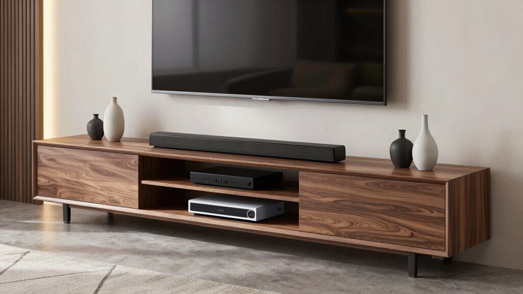 top media console storage