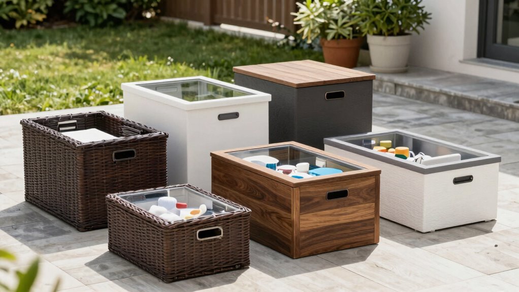 top outdoor deck storage