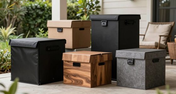 top porch package boxes