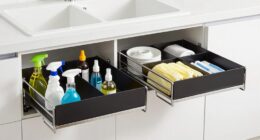 top pull out sink organizers