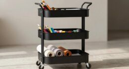 top rolling craft carts