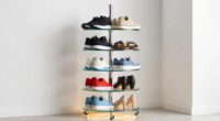 top rotating shoe towers