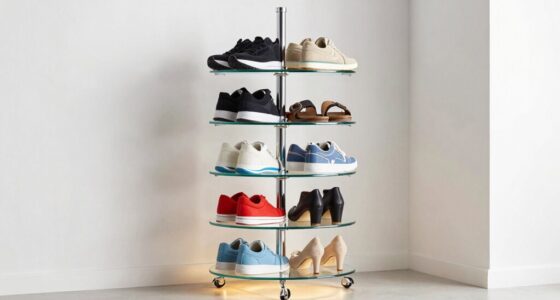top rotating shoe towers