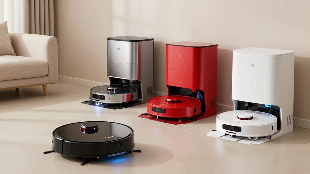 top self emptying robot vacuums