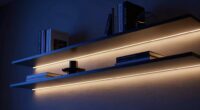 top shelf lighting options