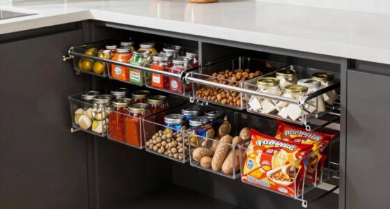 top sliding pantry organizers